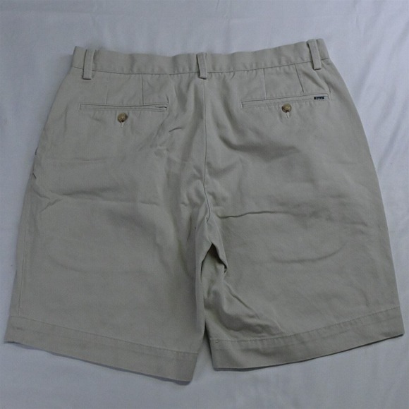 Polo Ralph Lauren‎ 33 x 9" Khaki Recent Flat Front Chino Shorts - Picture 5 of 5